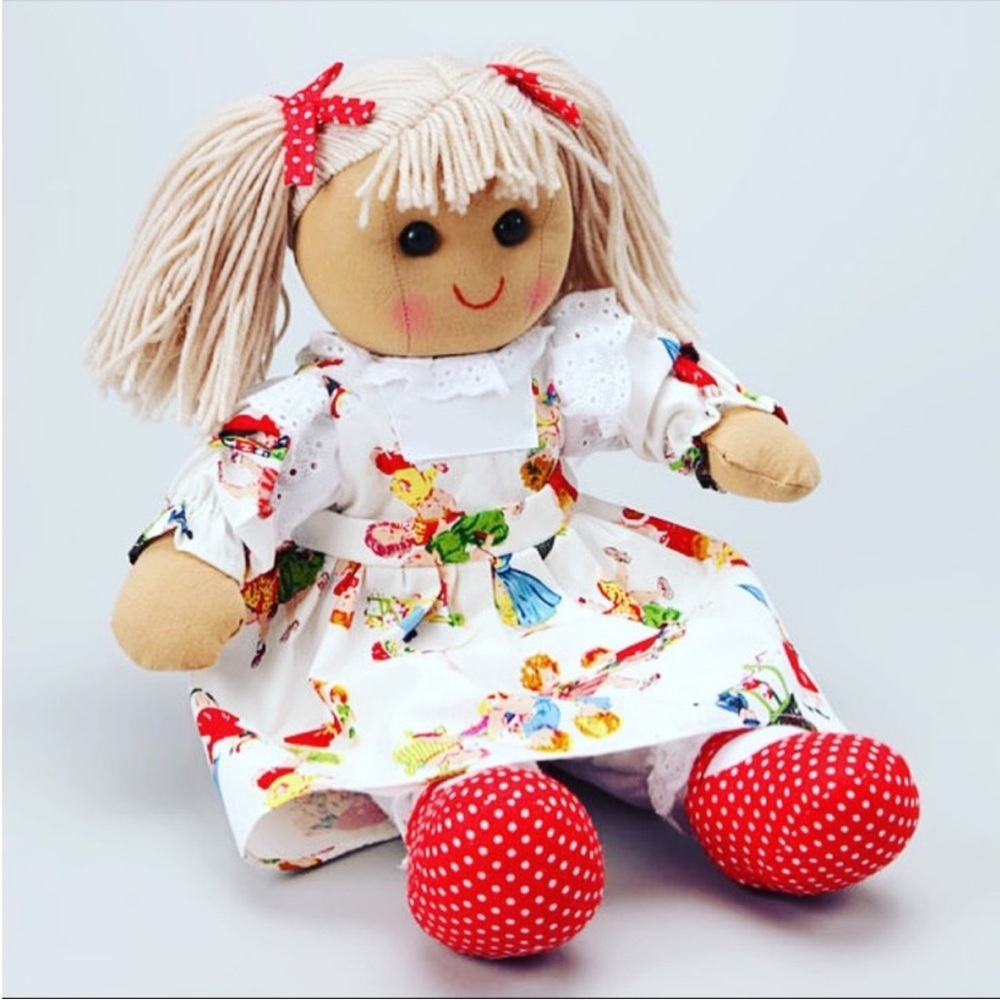 Powell Craft Kids at Play Retro Colorful Rag Doll